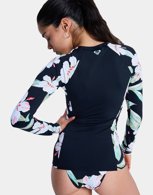 Roxy - Womens Lycra Zip Long Sleeve Rash Vest
