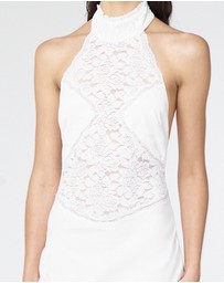 Third Form - Serenade Lace Halter Maxi