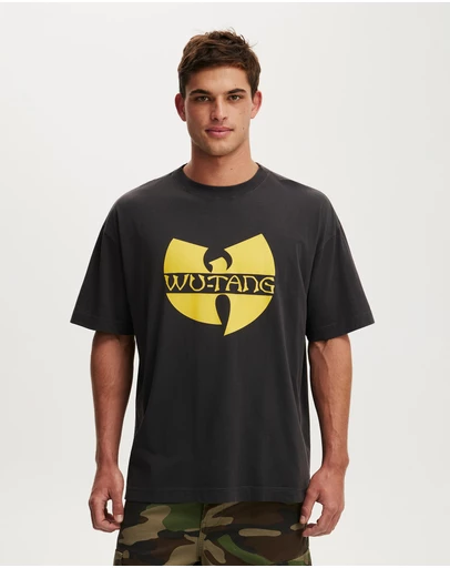 Cotton On - Box Fit Premium Music T-Shirt