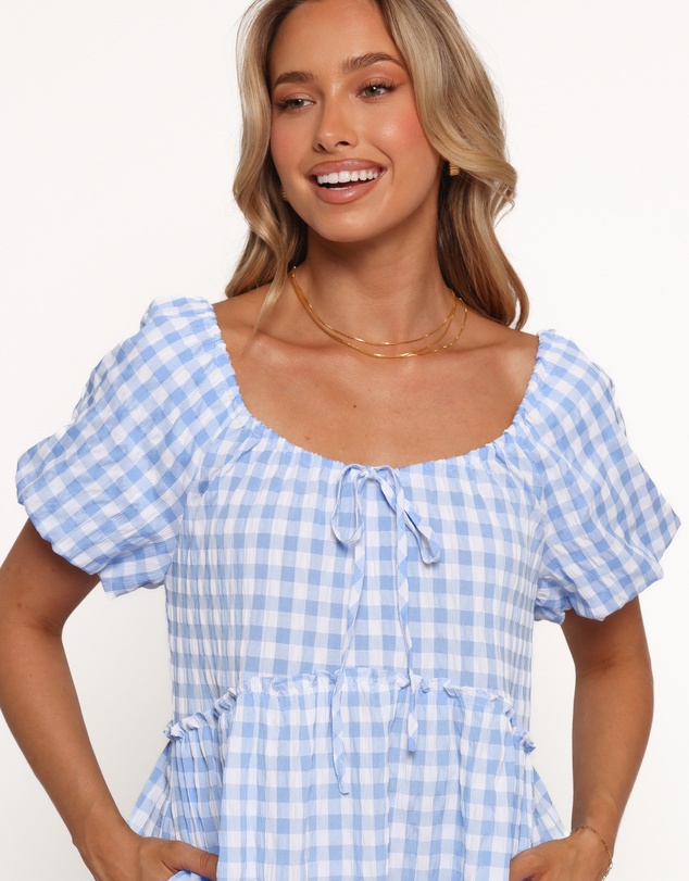 Petal & Pup - Dorothea Mini Dress - Blue