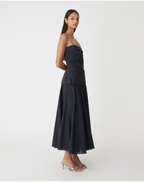 Forcast - Deb Cotton Strapless Tunic