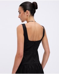 Minima Esenciales - Zuri Cotton Midi Dress