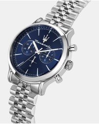 Maserati - Maserati Epoca 42mm Chronograph Blue Dial Quartz Watch