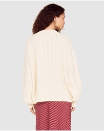 MINKPINK - Elika Cable Knit Jumper