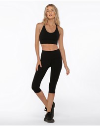 Lorna Jane - Lotus No Chafe 3/4 Leggings