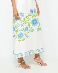 AERE - Elladia Strapless Midi Dress