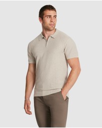 Tarocash - Darius Zip Knit Polo
