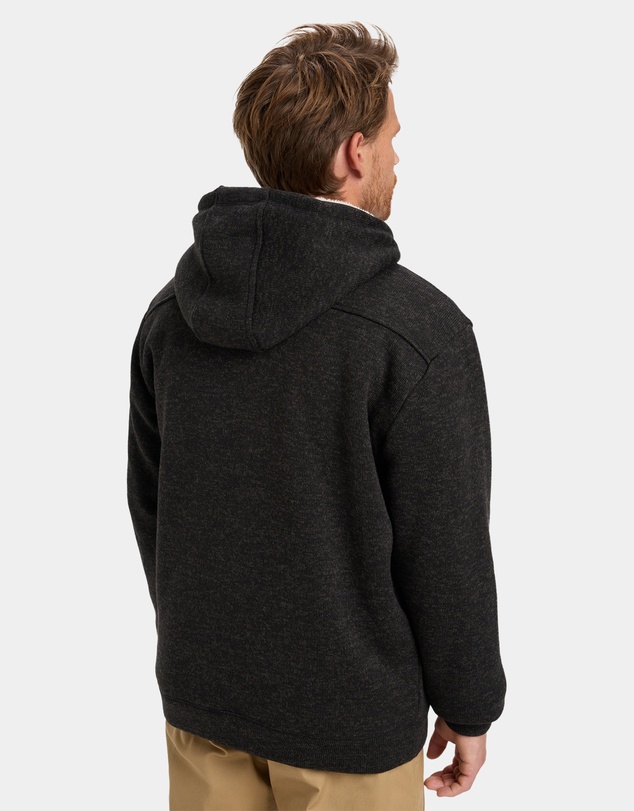 Quiksilver - Mens Keller Sherpa Zip Up Hoodie