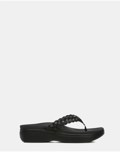 Vionic - Kenji Platform Sandal - Black
