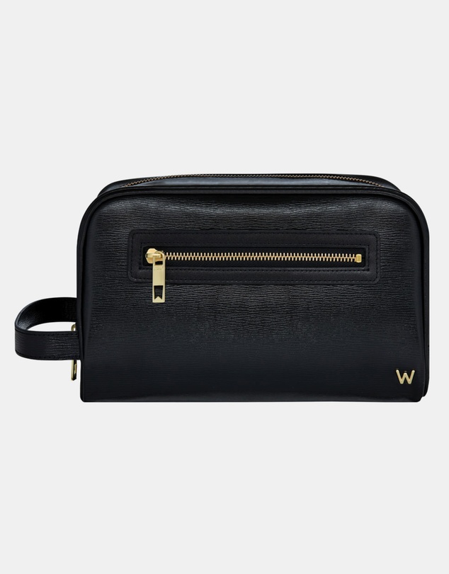 Wolf - Wolf W Logo Washbag Black