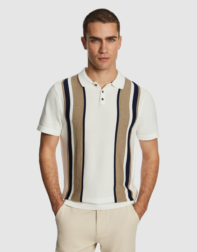 yd. - Simpson Knitted Cotton Polo