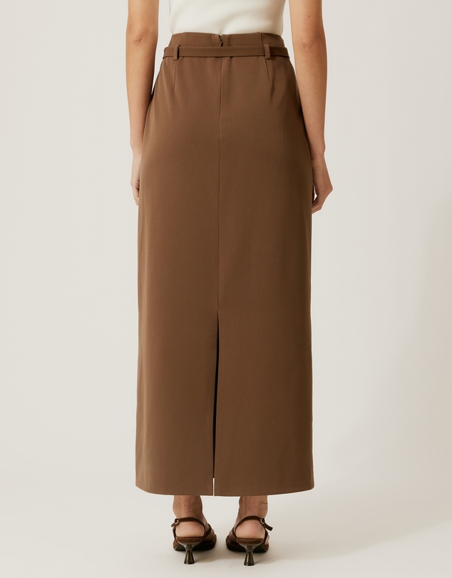 Tussah - Lucy Belted Column Maxi Skirt