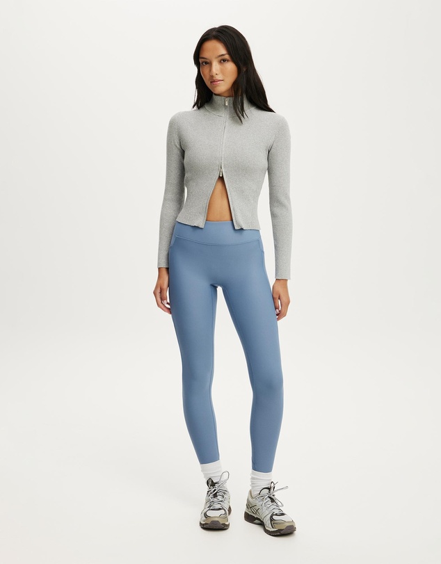 Cotton On Body Active - Contour Knit Zip Through