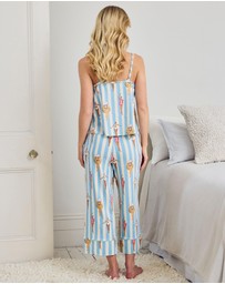 Chelsea Peers - Organic Cotton Swimmers Stripe Cami Pyjama Set
