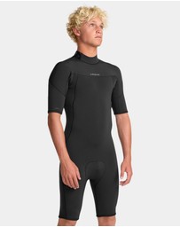 Quiksilver - Mens 2/2mm Everyday Session Back Zip Springsuit