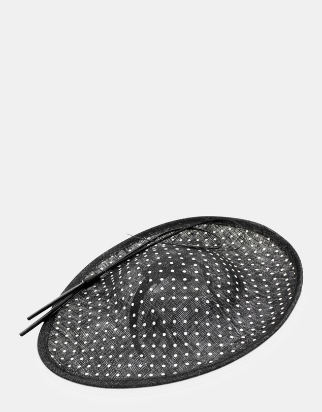 Morgan & Taylor - Domanique Plate Fascinator in Black