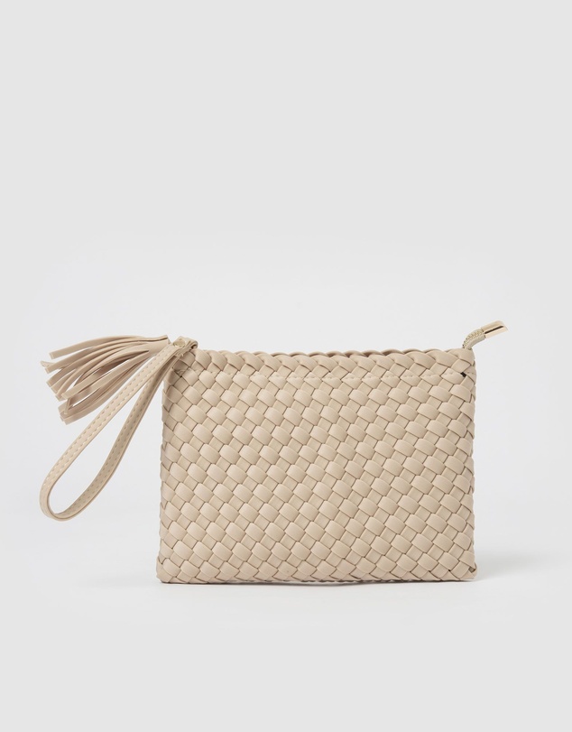 Arms Of Eve - Lavinia Clutch Bag - Cream