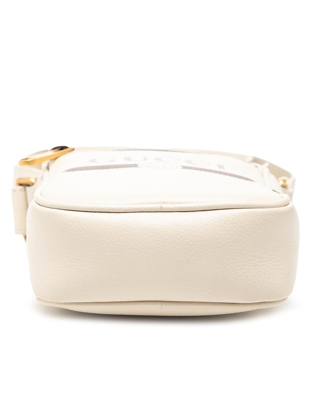 Gucci - Pre-Loved Mini Grained Calfskin Logo Crossbody