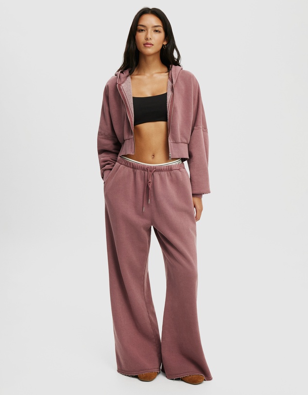 Cotton On Body Active - Active Raw Edge Zip Through Hoodie