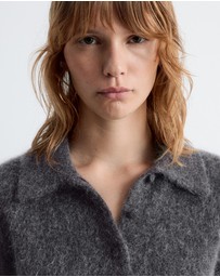 & Other Stories - Brushed Knit Polo T-Shirt