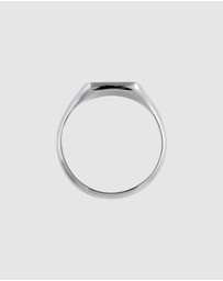 Kuzzoi - ICONIC EXCLUSIVE - Ring Male Signet Chunky 925 Sterling Silver