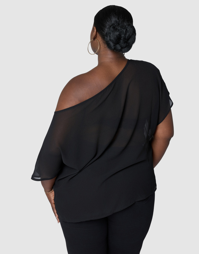 Sunday In The City - Echo Short Sleeve Sheer Top