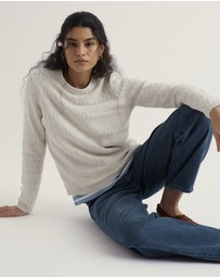 Seasalt - Seasalt Cornwall Neutrals Kinter Organic Cotton Jumper