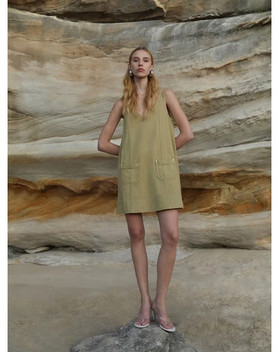 KIVARI - Ilaria Denim Mini Dress