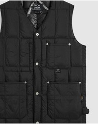 TAION - Work V-Neck Button Down Vest