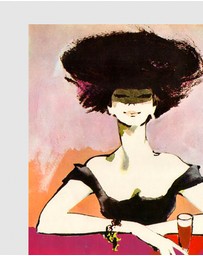 Inka Arthouse - Campari Woman Art Print