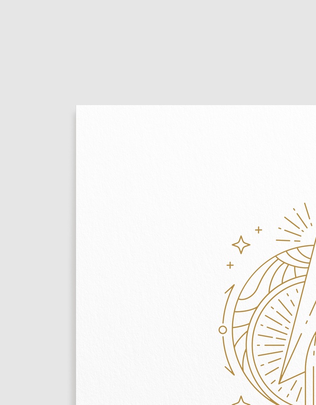 Olive et Oriel - Sagittarius Celestial Zodiac Art Print