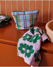 Mosey Me - Confetti Plaid Cosmetic Bag