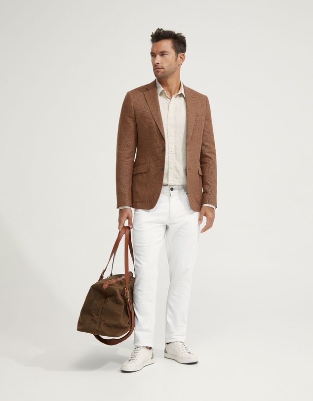 Oxford - Milton Half Lined Linen Cotton Blazer