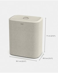 Joseph Joseph - Tota Trio 90L Laundry Separation Basket (Ecru)