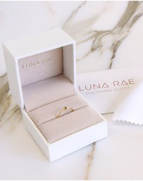 Luna Rae - Solid Gold - Solar Diamond Ring