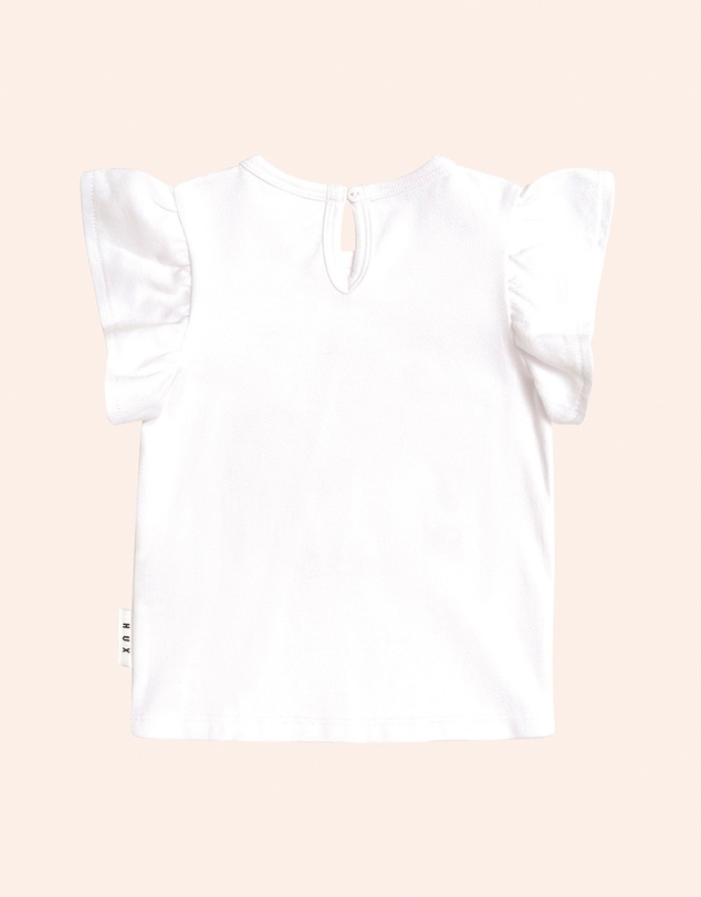Huxbaby - Strawberry Bow Frill Tee - Babies-Teens