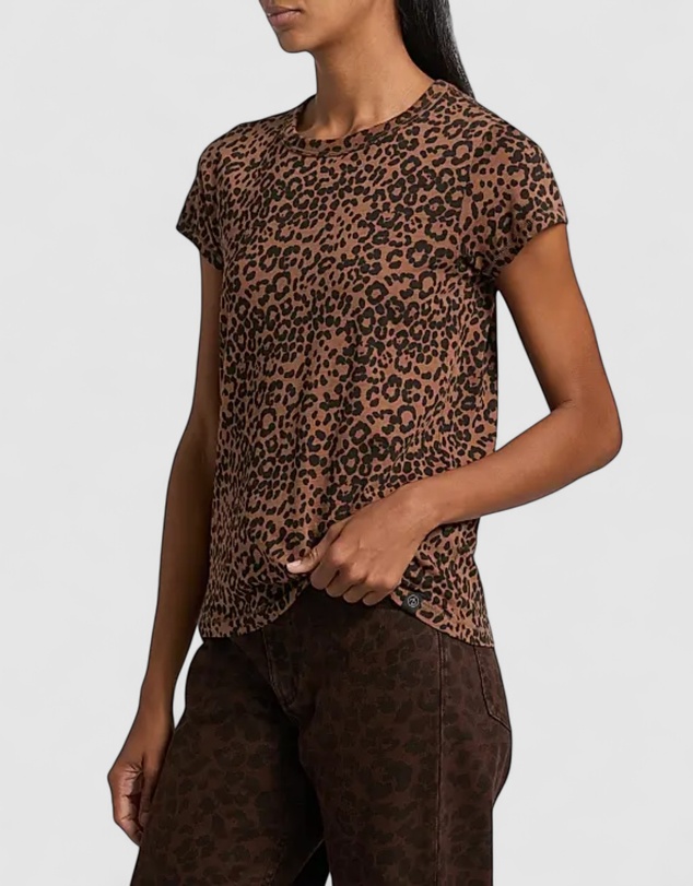 rag & bone - All Over Leopard Tee