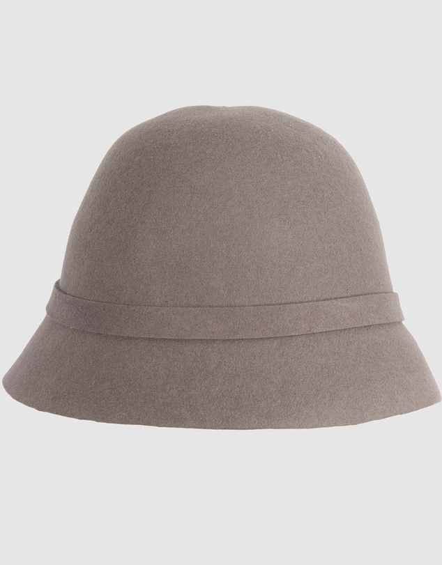 Max Alexander - Grey Felt Fashion Bucket Hat