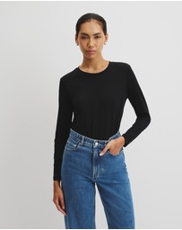 Country Road - Australian Good Earth Cotton Textured Slub T-shirt