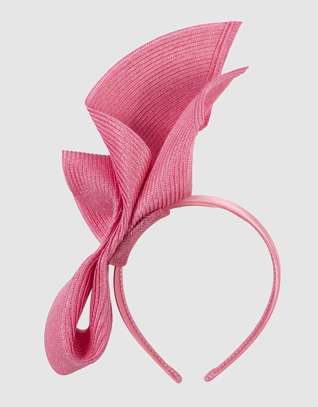 Max Alexander - Tall Hot Pink Racing Fascinator
