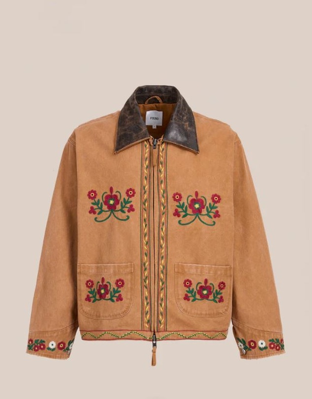 Found - Canvas Embroidered Work Jacket