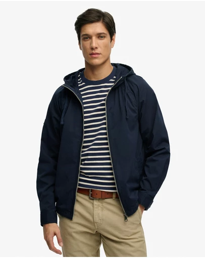 Superdry - Hooded Washed Twill Jacket