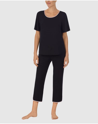 Kate Spade - Modal Jersey Short Sleeve Cropped Long Pyjama Set