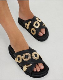 Sol Sana - Concho Footbed Sandals