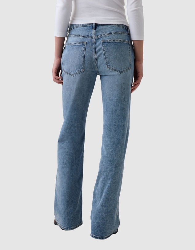 GAP - Mid-Rise Relaxed Flare Jeans
