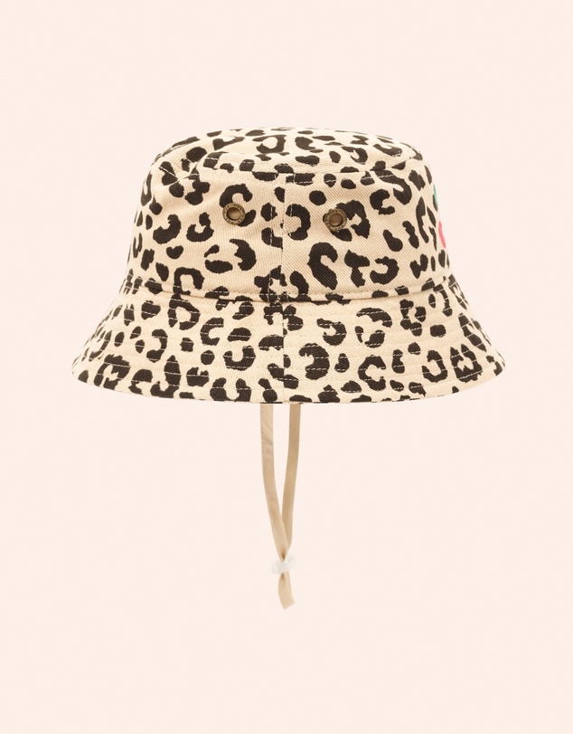 Huxbaby - Leopard Cherry Bucket Hat - Kids
