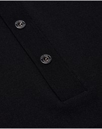 Calibre - Long Sleeve Tech Knit Polo Black