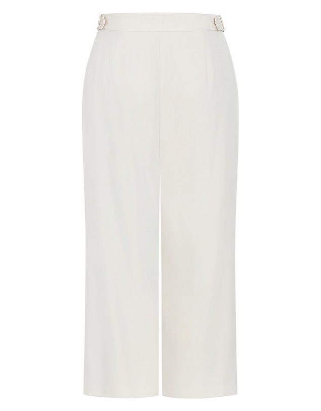 City Chic - Plus size Telia Wide Leg Pant - neutral