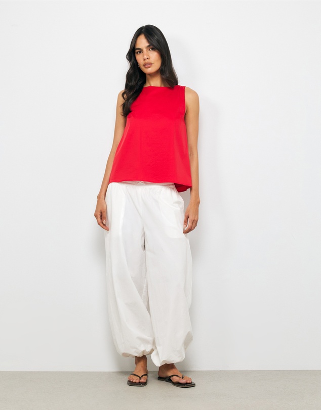 AERE - Vaila Cotton Poplin Top