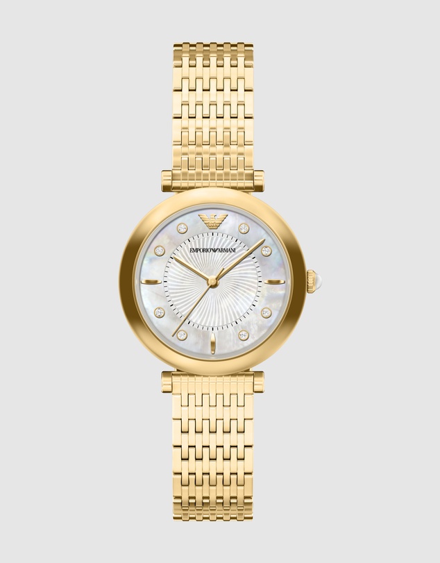 Emporio Armani - Gold Tone Analogue Watch